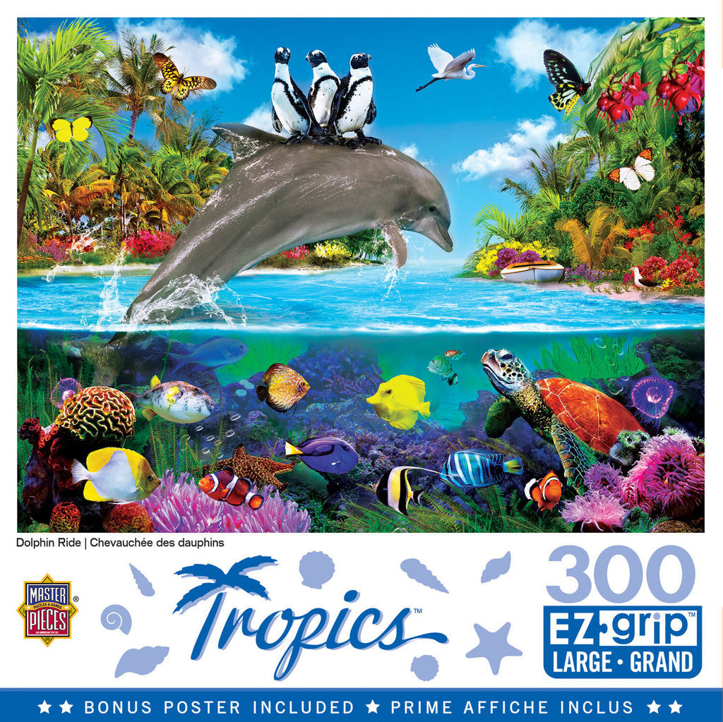 Tropics - Dolphin Ride 300 Piece EZ Grip Puzzle