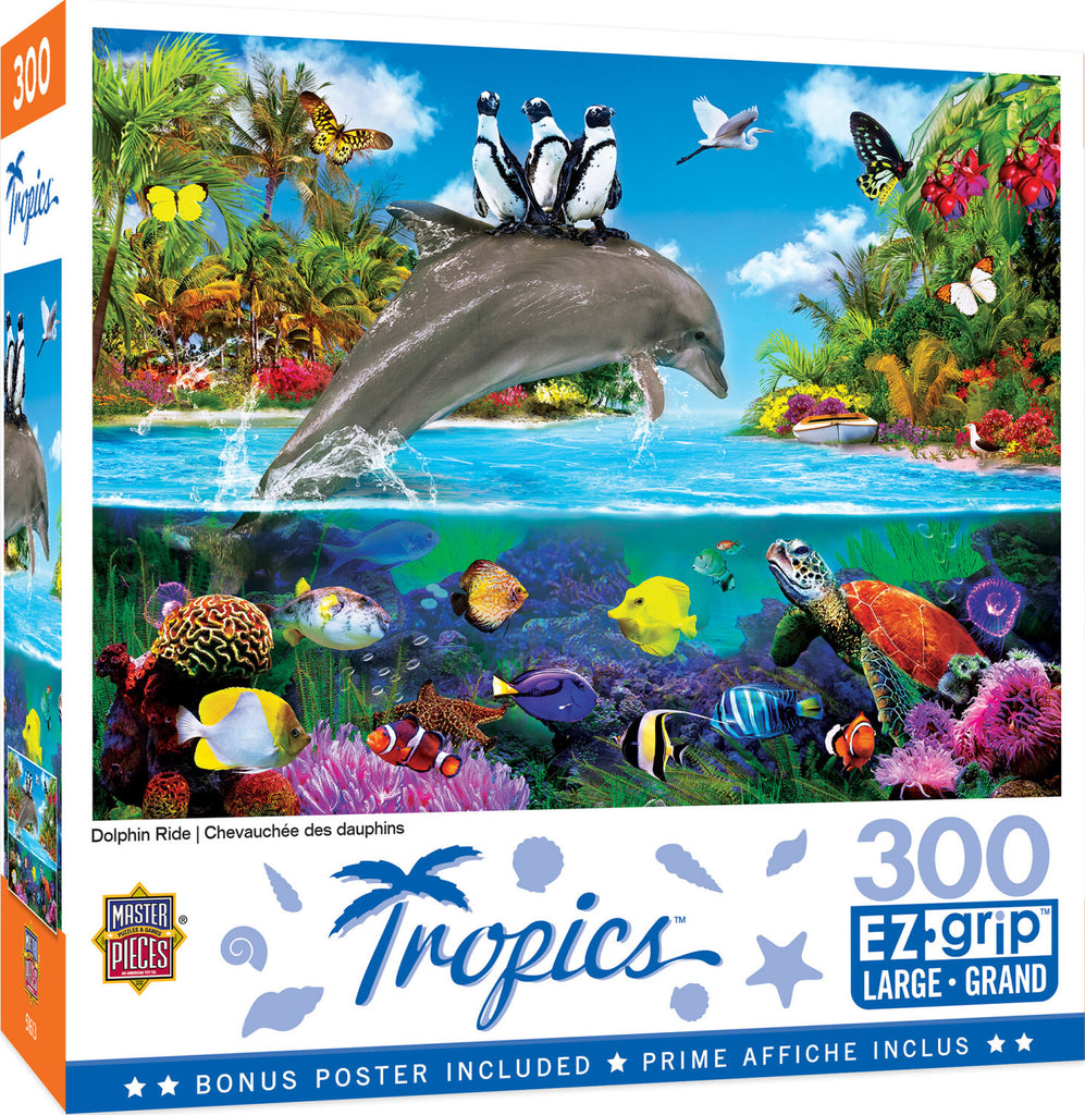 Tropics - Dolphin Ride 300 Piece EZ Grip Puzzle