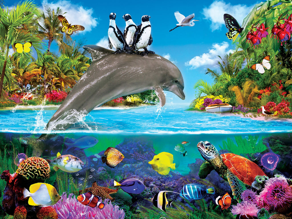 Tropics - Dolphin Ride 300 Piece EZ Grip Puzzle