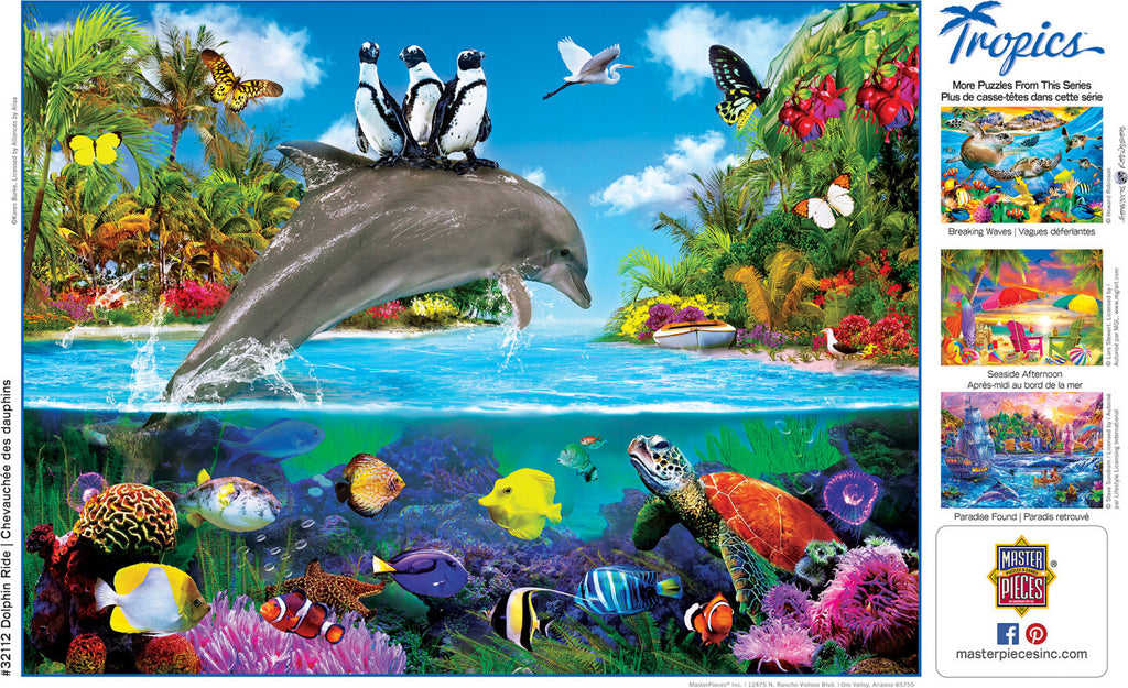 Tropics - Dolphin Ride 300 Piece EZ Grip Puzzle