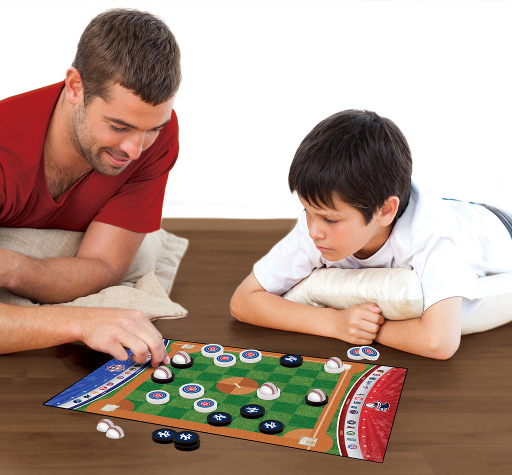 MLB Checkers - Official MLB licensed checkers game featuring baseball team themes