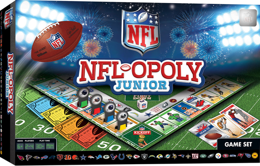 NFL Opoly Jr Board Game