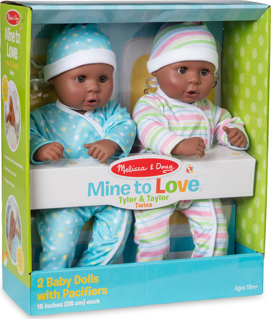 Tyler & Taylor Twin Dolls (African American)
