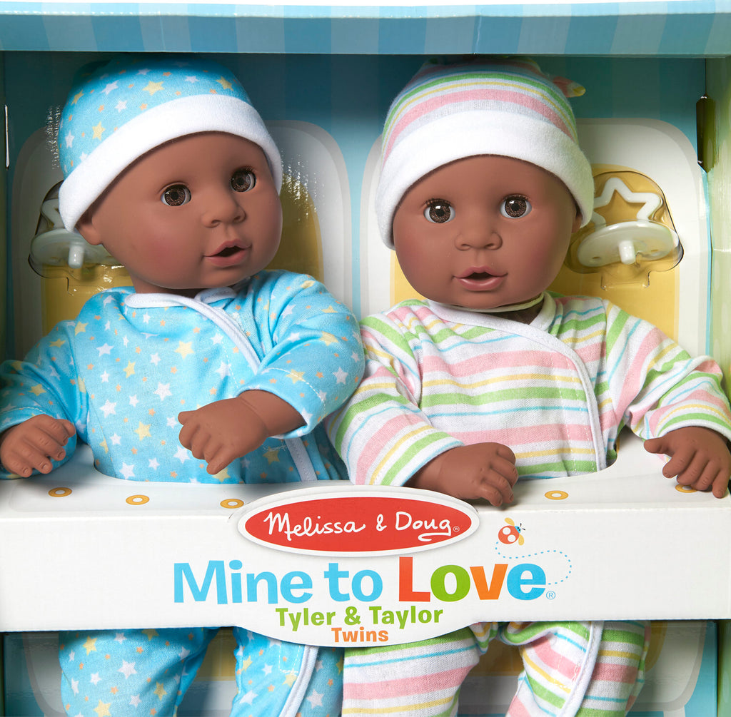 Tyler & Taylor Twin Dolls (African American)