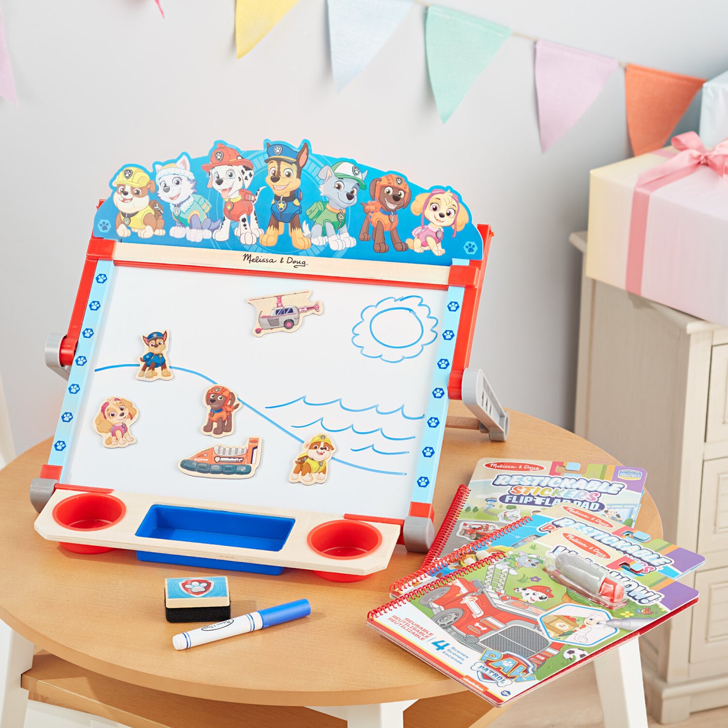 Paw Patrol Restickable Stickers Flip-Flap Pad - Classic Missions