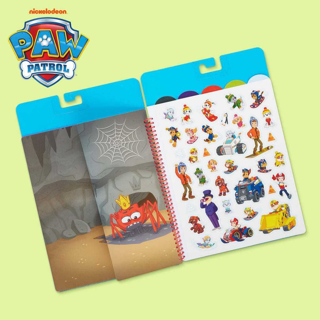 Paw Patrol Restickable Stickers Flip-Flap Pad - Classic Missions