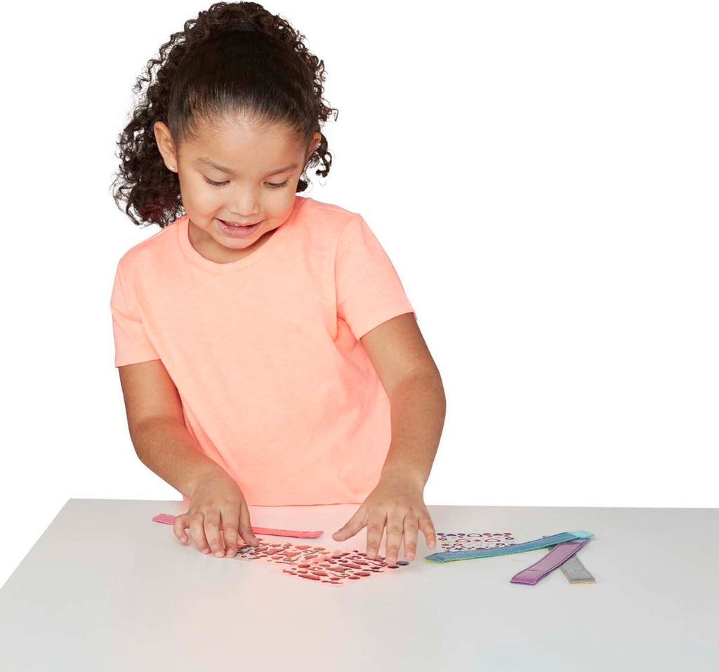 Melissa & Doug Design-Your-Own Bracelets craft kit with blank bracelets and decorating supplies