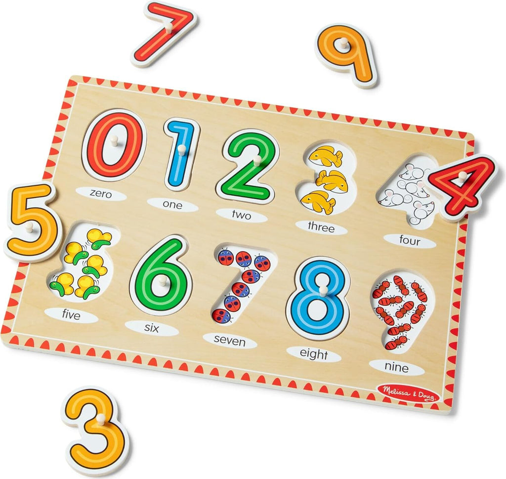 See-Inside Numbers Peg Puzzle (assorted styles)