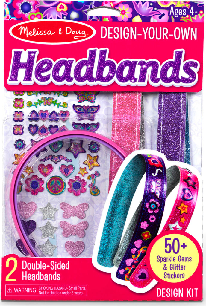 Melissa & Doug Created by Me headbands craft kit with blank headbands and decorating supplies