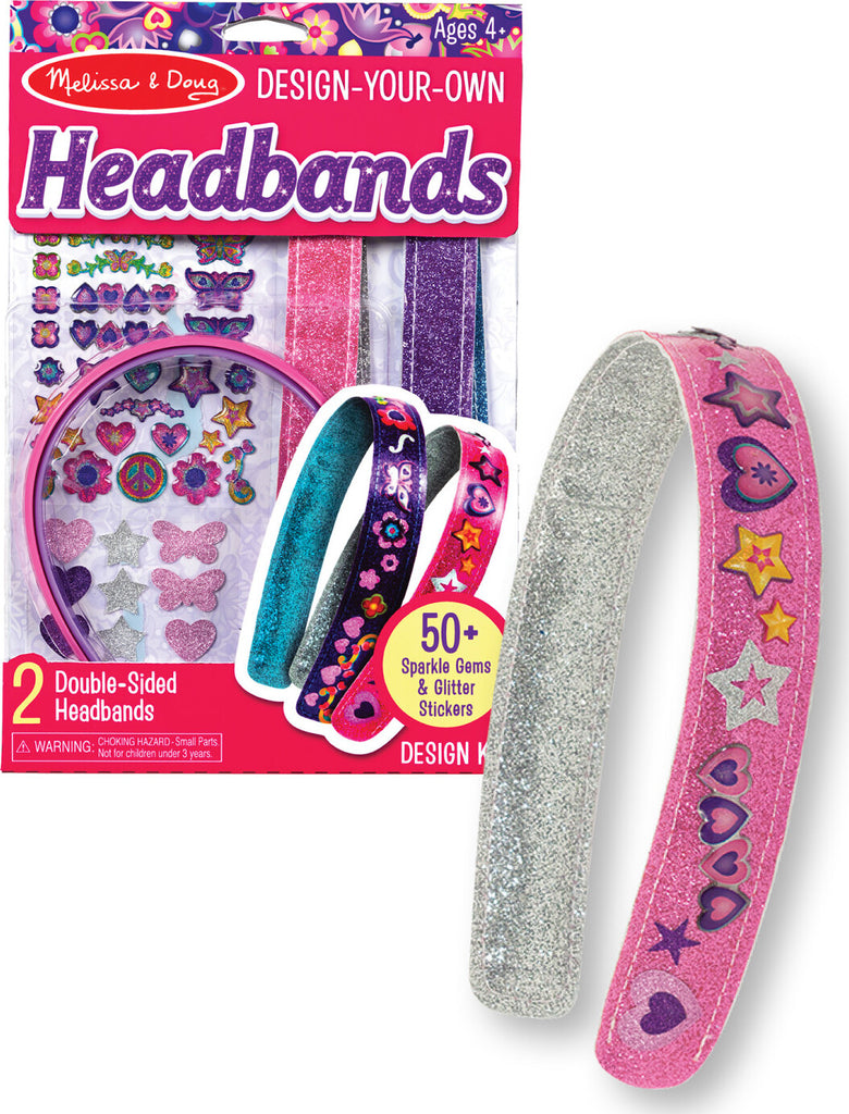Melissa & Doug Created by Me headbands craft kit with blank headbands and decorating supplies