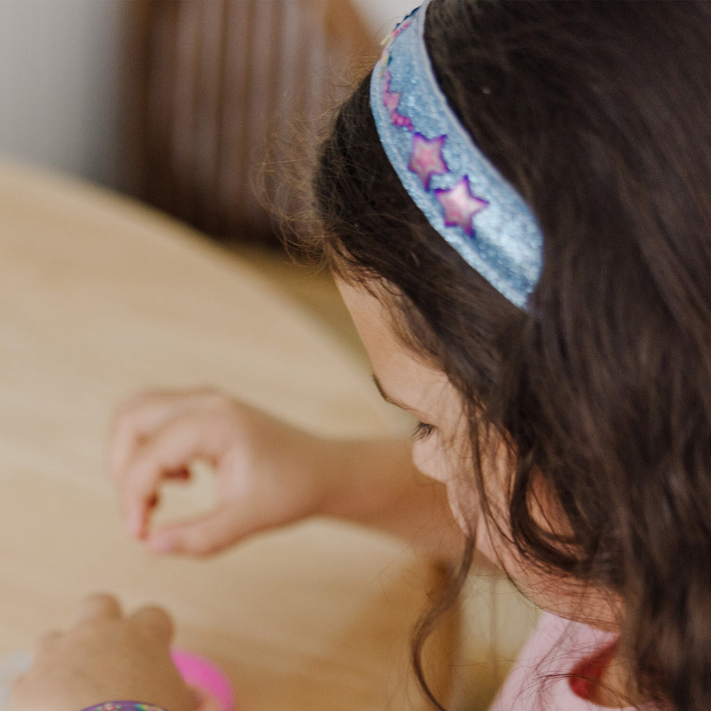 Melissa & Doug Created by Me headbands craft kit with blank headbands and decorating supplies
