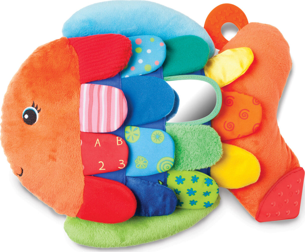 Flip Fish Baby Toy with colorful flipping action and engaging textures for infant sensory development and play