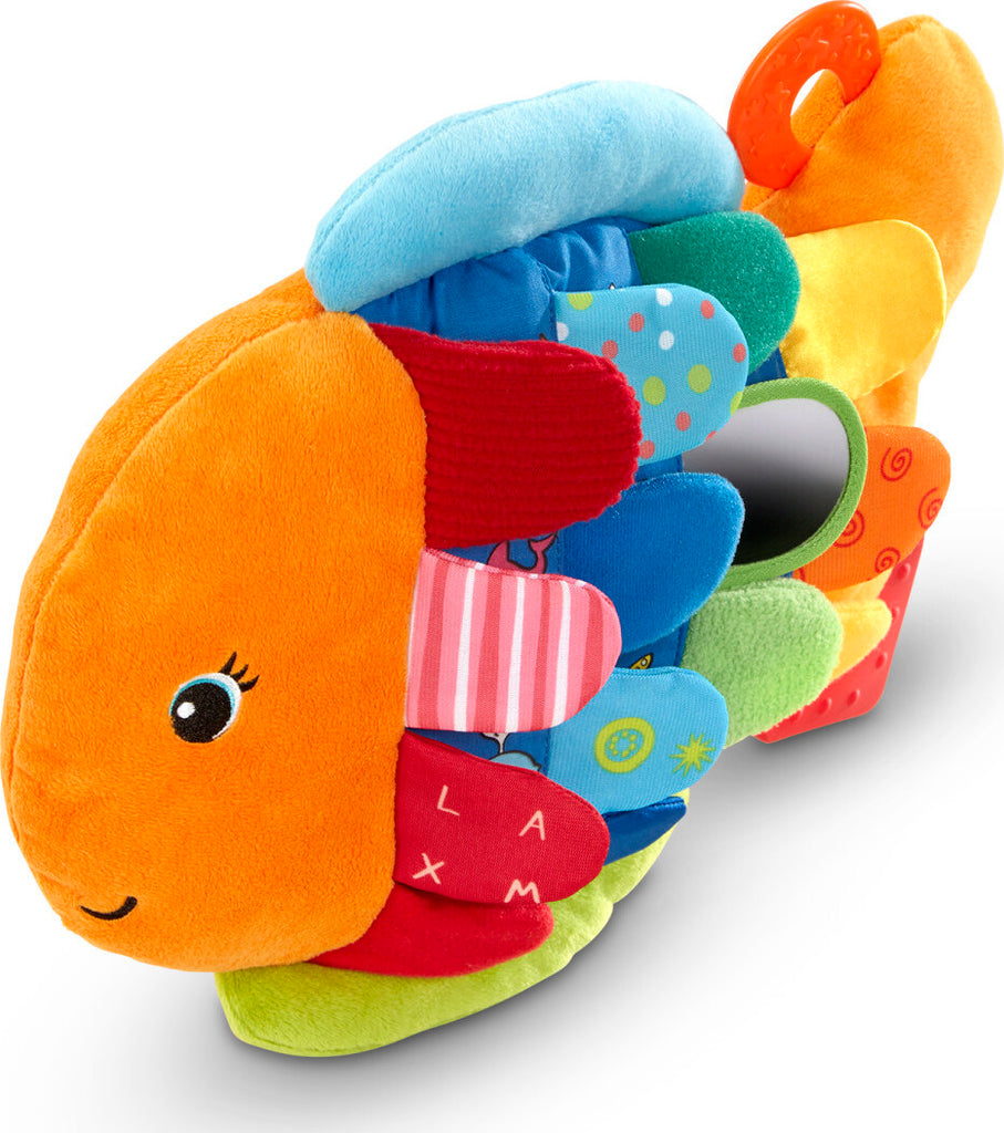Flip Fish Baby Toy with colorful flipping action and engaging textures for infant sensory development and play