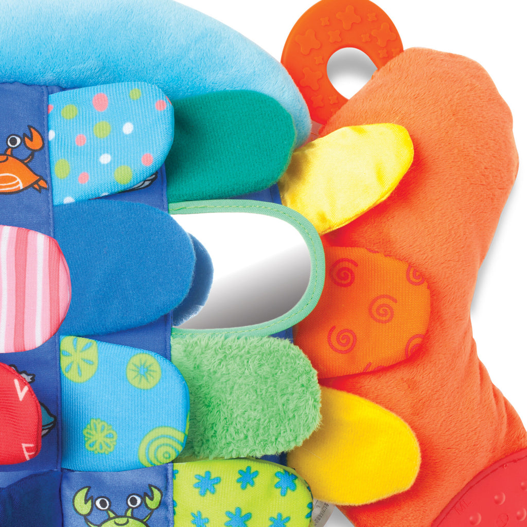 Flip Fish Baby Toy with colorful flipping action and engaging textures for infant sensory development and play
