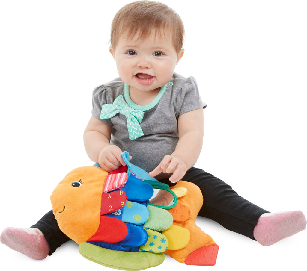 Flip Fish Baby Toy with colorful flipping action and engaging textures for infant sensory development and play