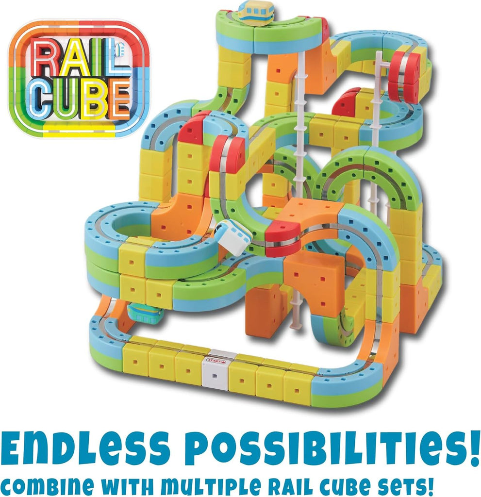 Rail Cube - Magnetic Monorail Deluxe Set