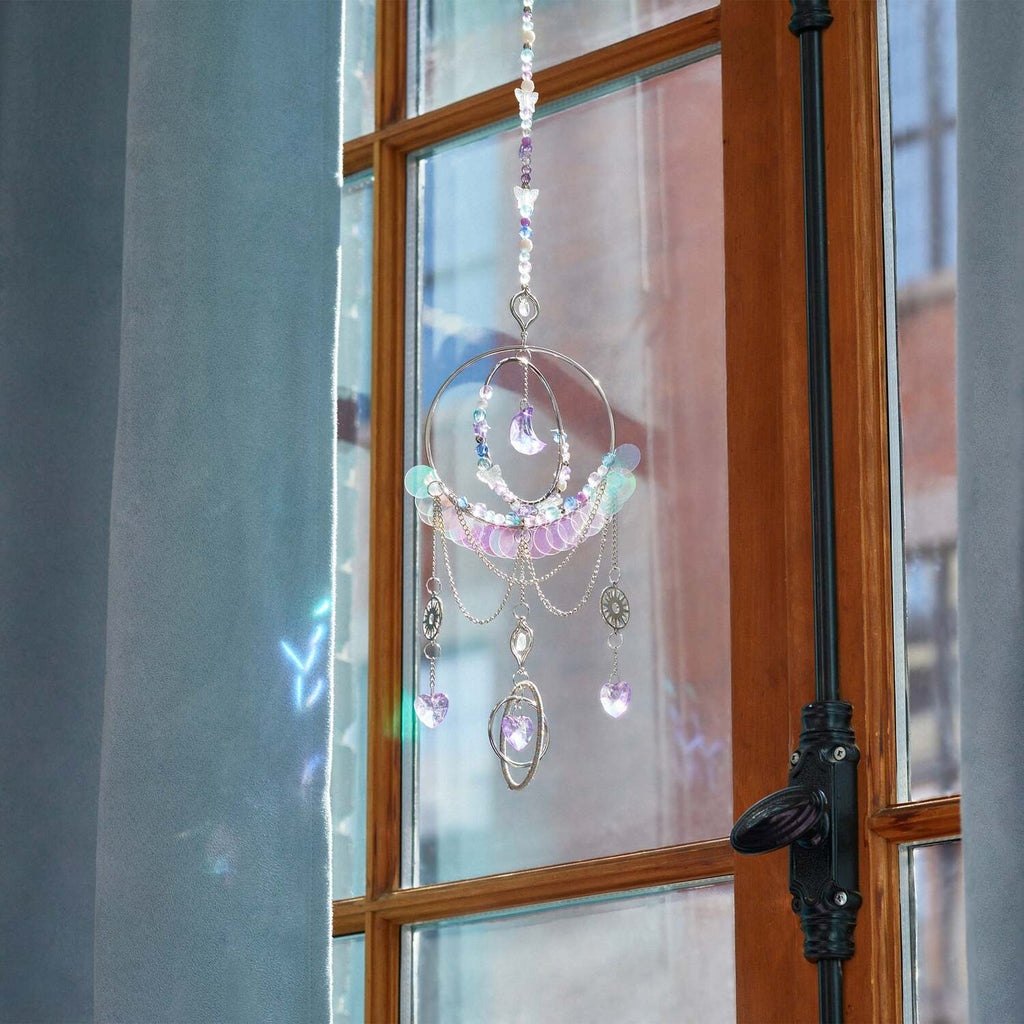 Crystal Sun Catcher craft kit for creating beautiful light-catching decorations to brighten bedroom windows