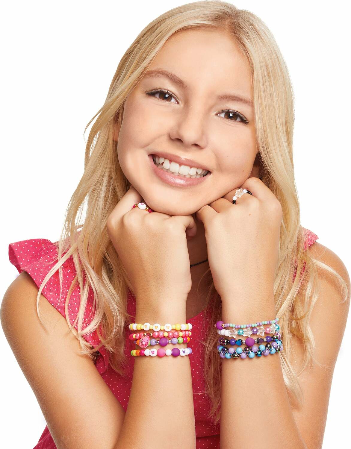 Make It Real Ultimate Bead Studio with hundreds of beads, charms, and jewelry making supplies