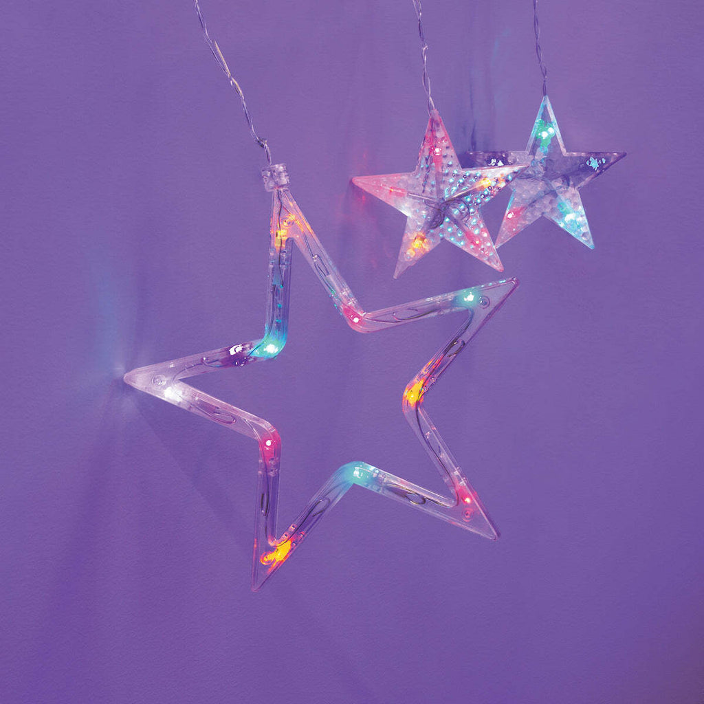 Celestial String Light Curtain