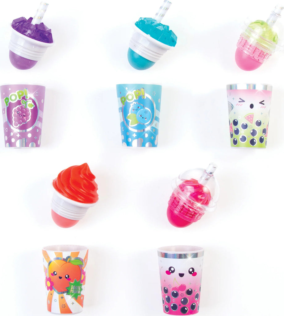 Fruity Beauty Cosmetics Vending Machine with fruit-scented lip gloss dispensers