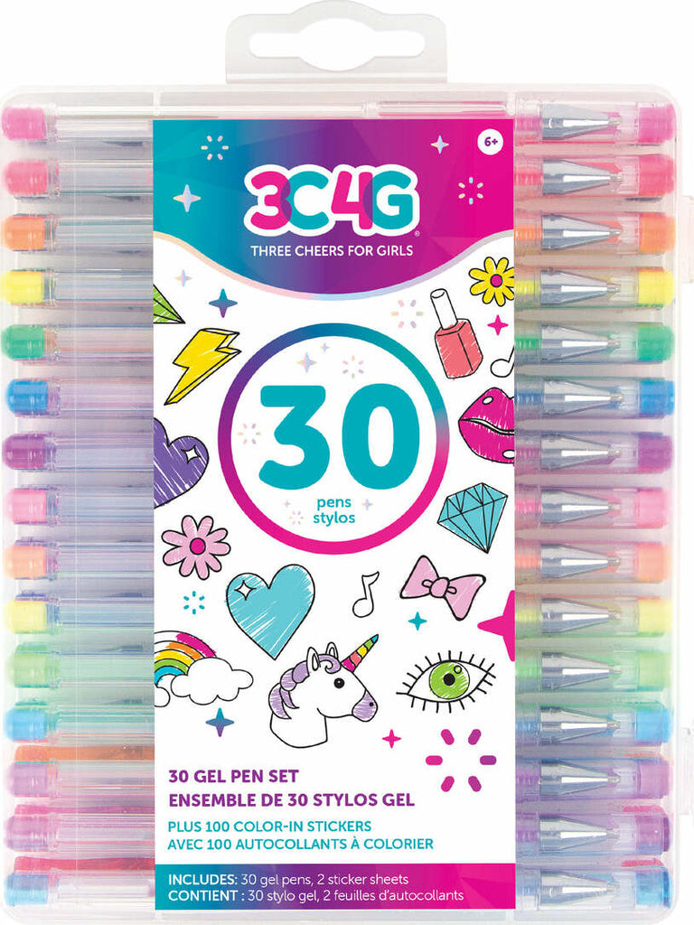 Gel Pens 30-Piece Set