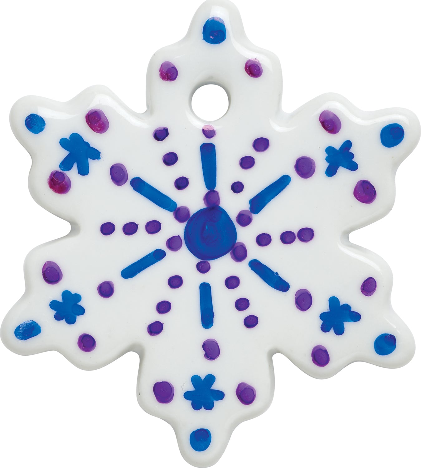 12 Days of Color Your Own Ornaments advent calendar with 12 porcelain ornaments, markers and 3D countdown calendar