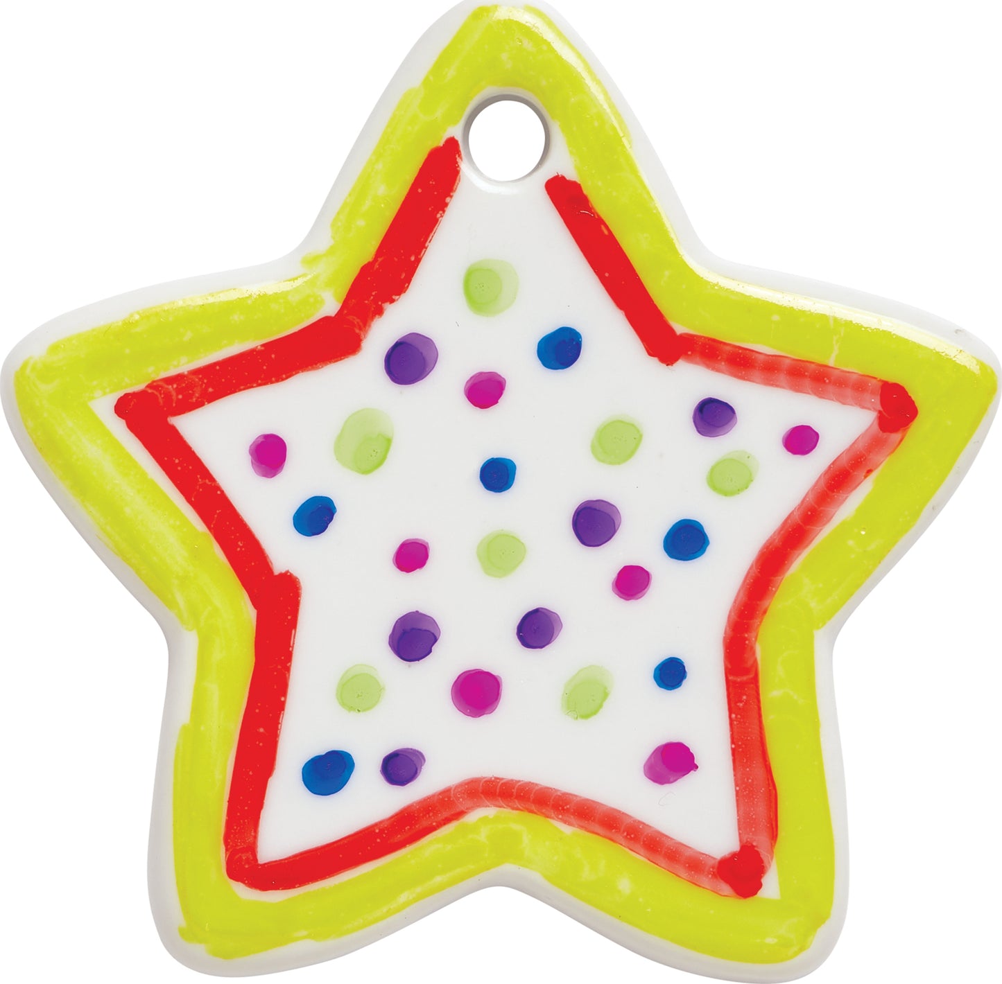 12 Days of Color Your Own Ornaments advent calendar with 12 porcelain ornaments, markers and 3D countdown calendar