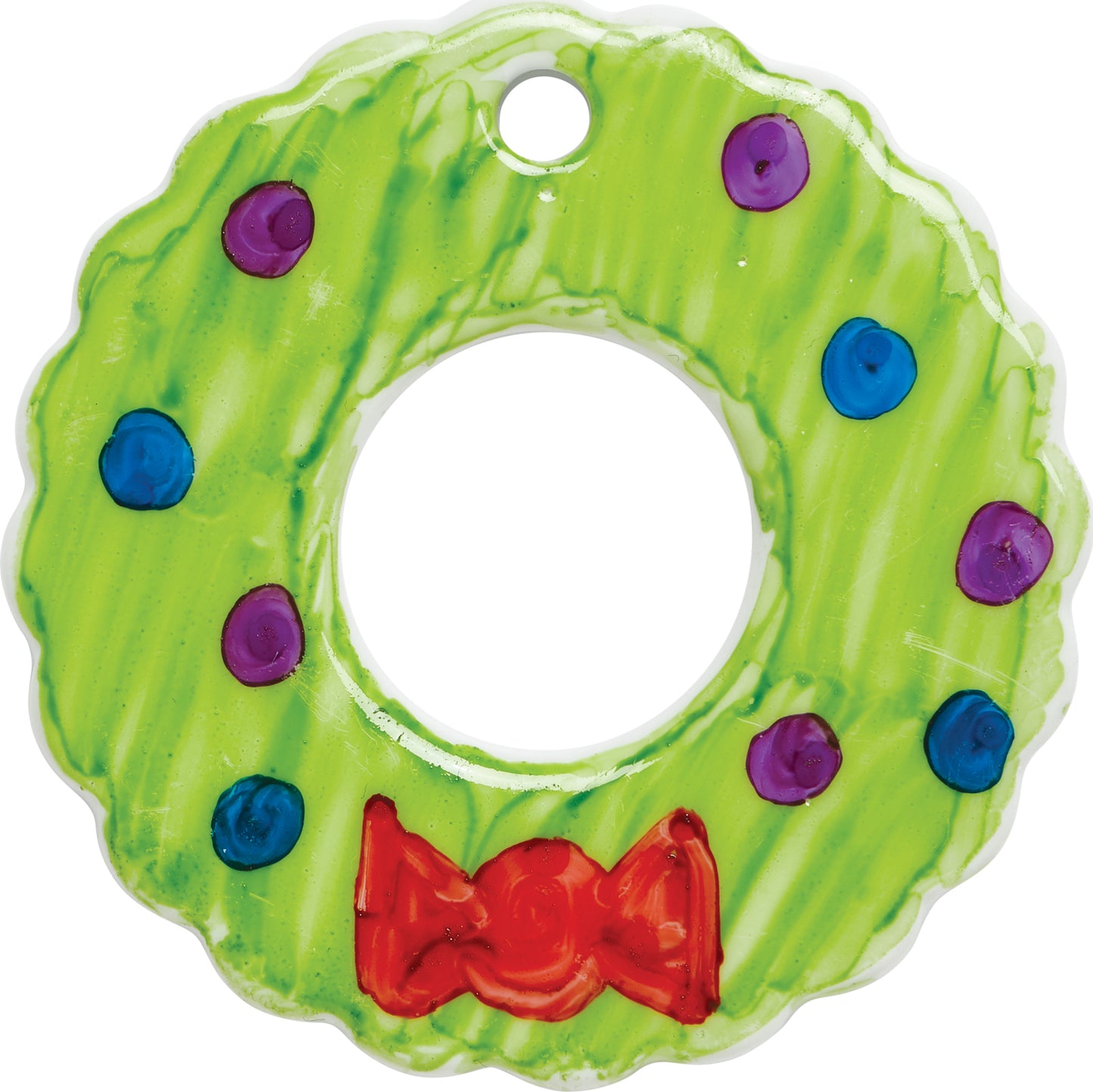 12 Days of Color Your Own Ornaments advent calendar with 12 porcelain ornaments, markers and 3D countdown calendar