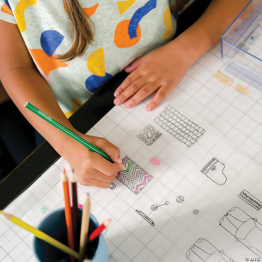MindWare Art-chitect 3D Home Design Architecture Kit with drafting tools and building materials for kids ages 8 and up
