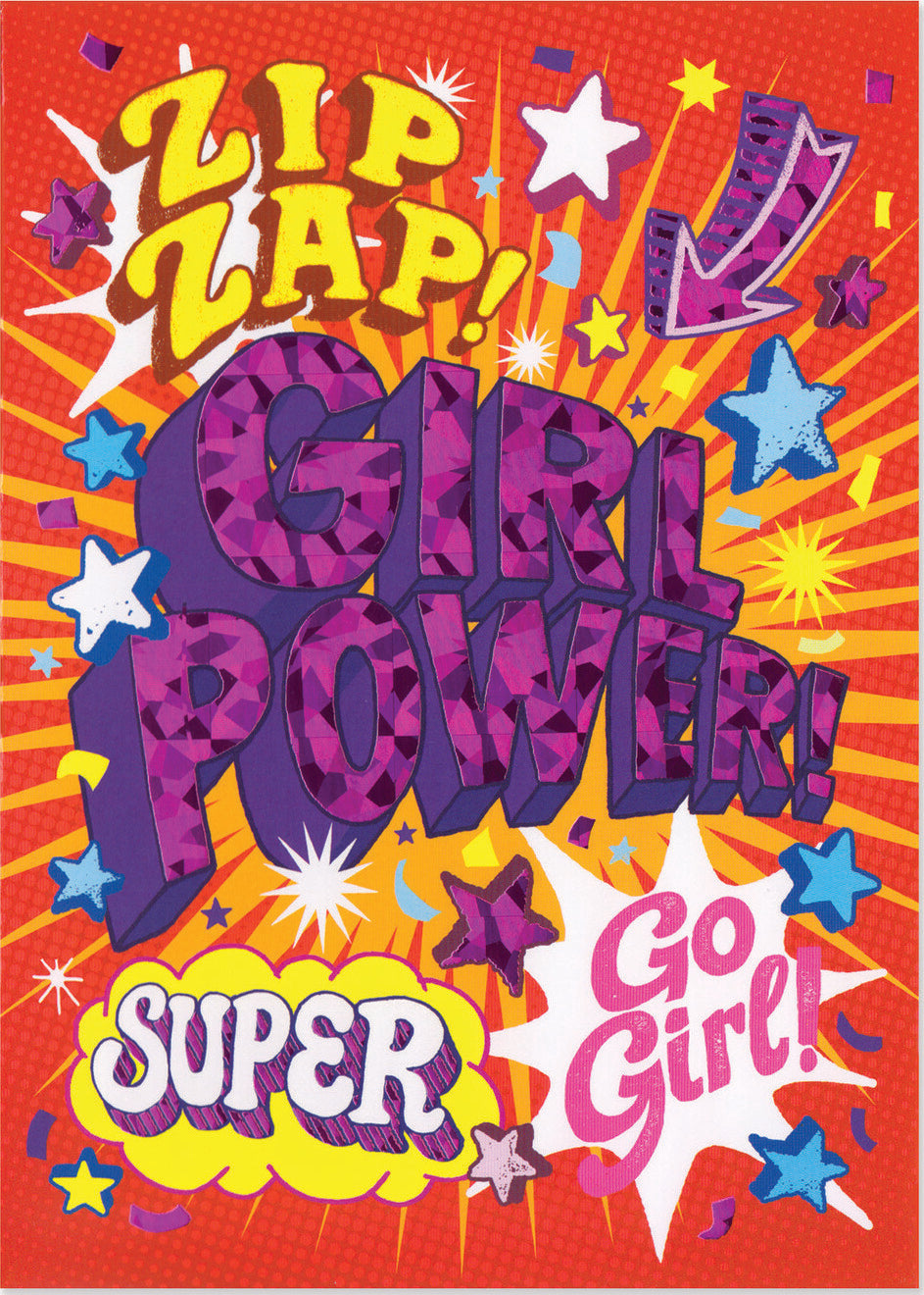 Girl Power Foil Card