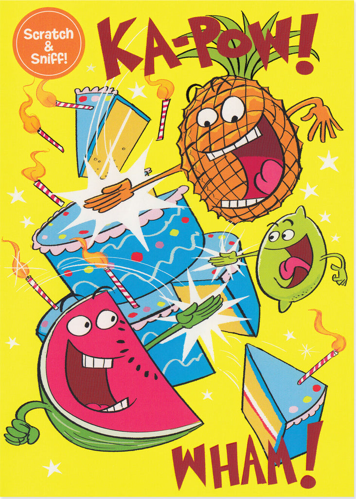 Fruit Punch Scratch N Sniff Birthday Card
