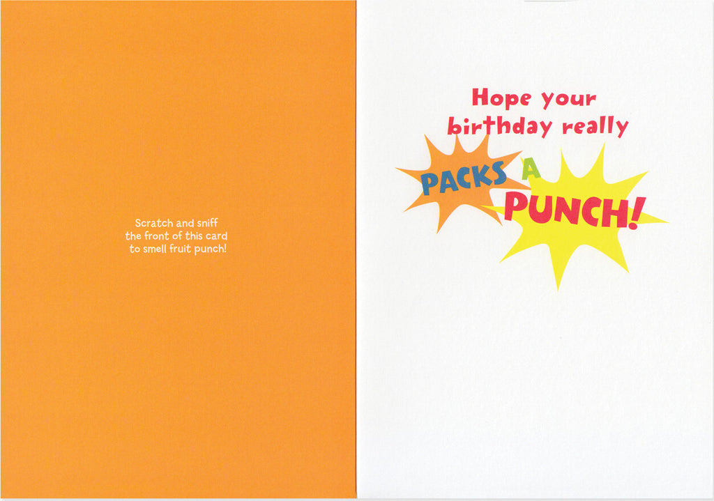 Fruit Punch Scratch N Sniff Birthday Card