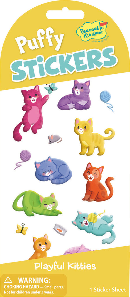 Playful Kitties Stickers