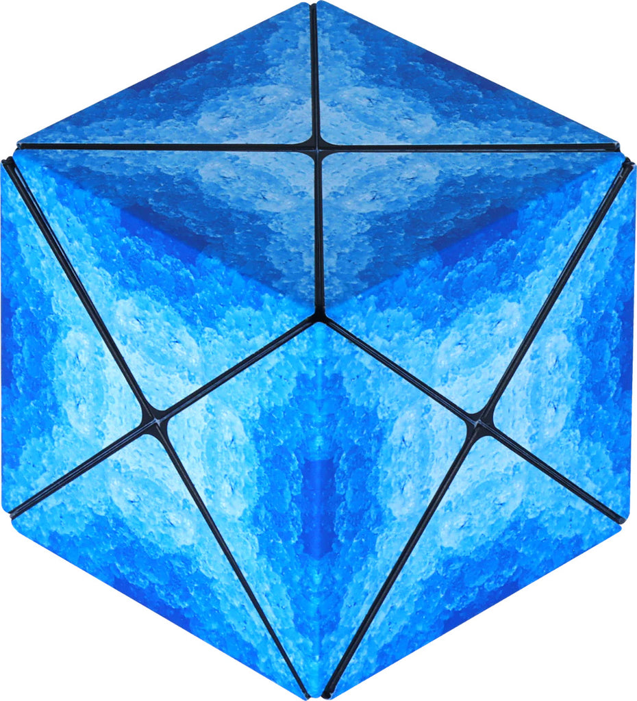 Duomoto Subzero magnetic shape shifting puzzle cube with 96 rare earth magnets that splits into two segments