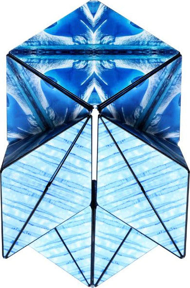 Duomoto Subzero magnetic shape shifting puzzle cube with 96 rare earth magnets that splits into two segments