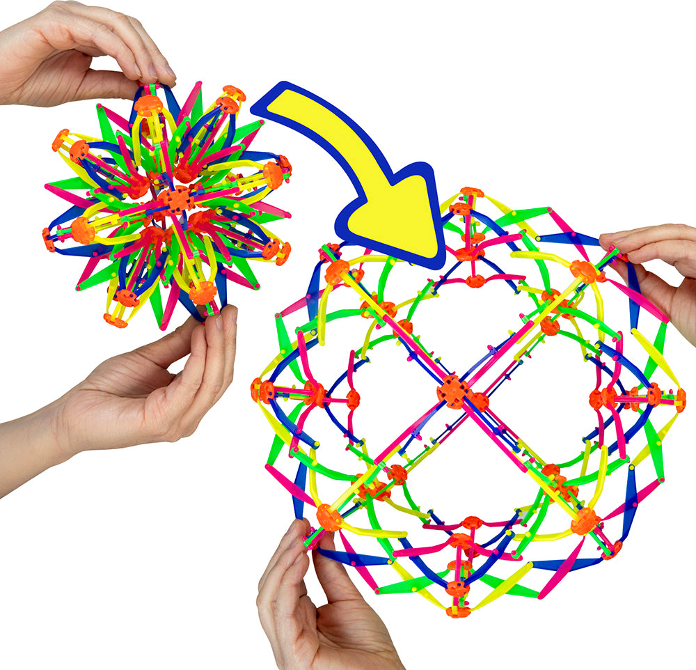 ORB Curiosities Expand-A-Ball Mega in assorted colors for sensory fidget play