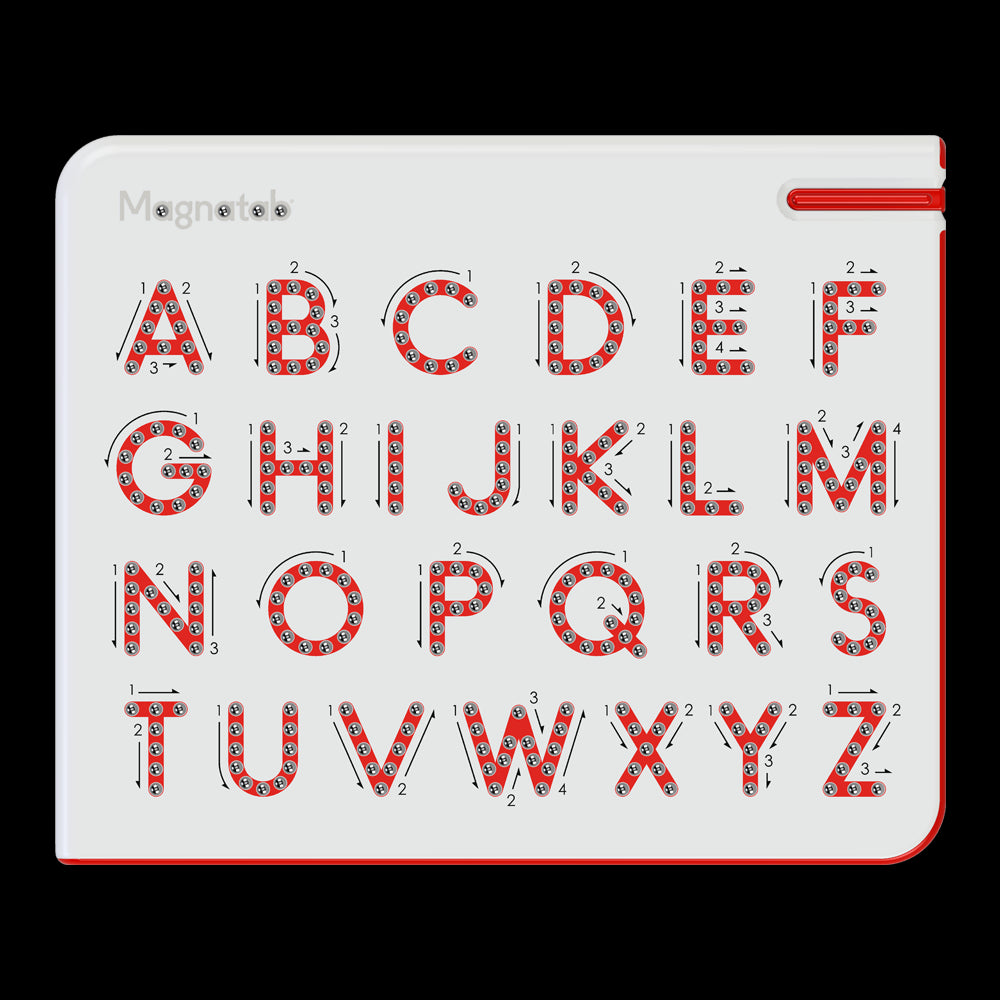 A to Z Uppercase Magnatab magnetic letter tracing board for alphabet learning
