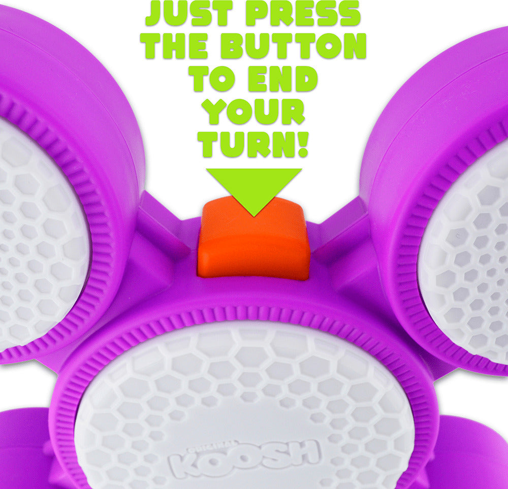 Koosh Sharp Shot interactive target game with 3 flingers and 2 Koosh ball shooters for active outdoor play