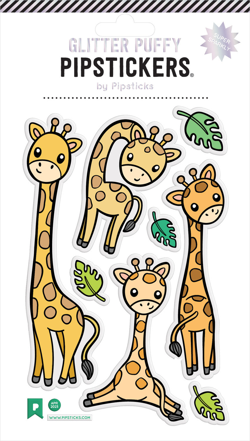 Puffy Gentle Giraffes