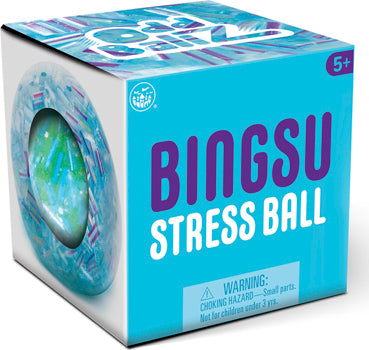 Bingsu Ball assorted colors filled with squishy gel and iridescent beads that reflect light and create crunchy texture