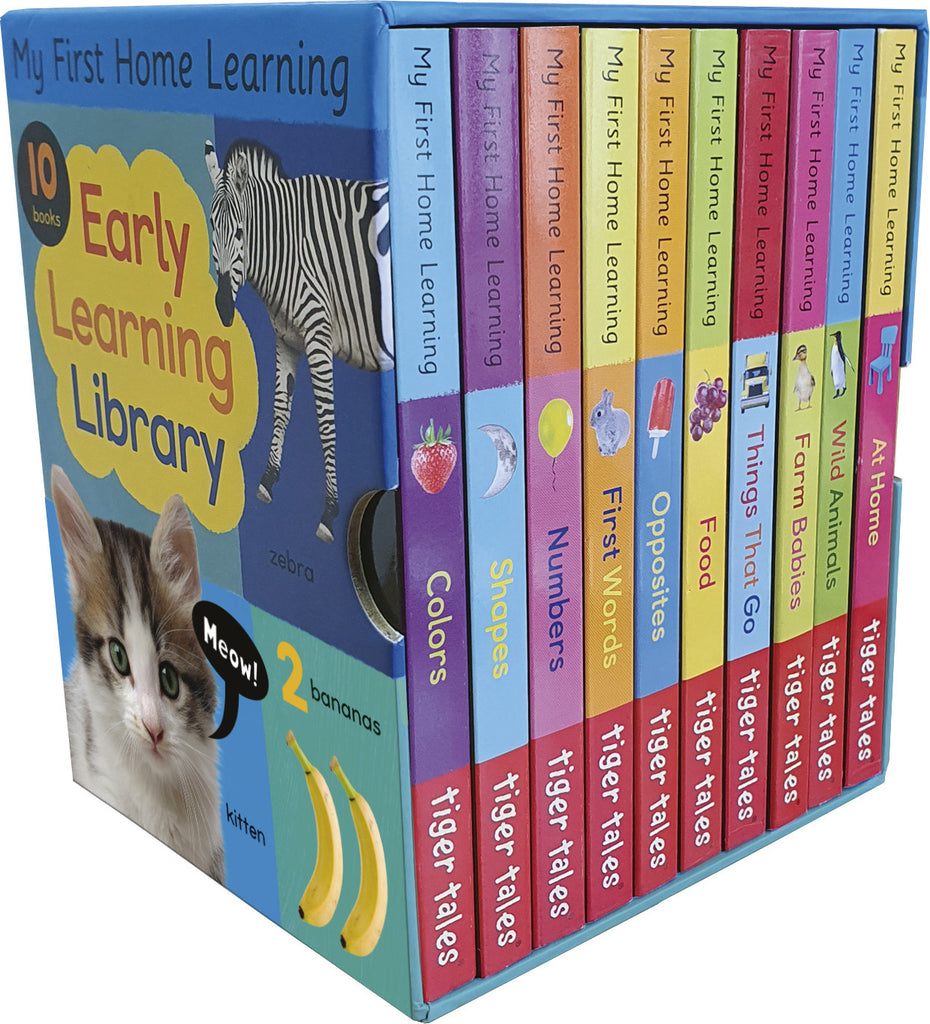 Early Learning Library: Box Set 10 Board Books for Kids