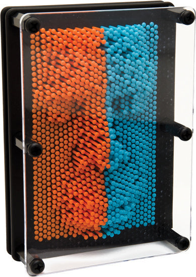 Large Pin Prints by Schylling with over 1,000 pins in assorted colors for creating detailed impressions