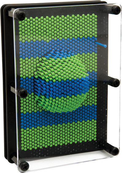 Large Pin Prints by Schylling with over 1,000 pins in assorted colors for creating detailed impressions