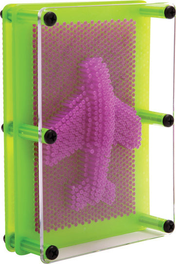 Large Pin Prints by Schylling with over 1,000 pins in assorted colors for creating detailed impressions