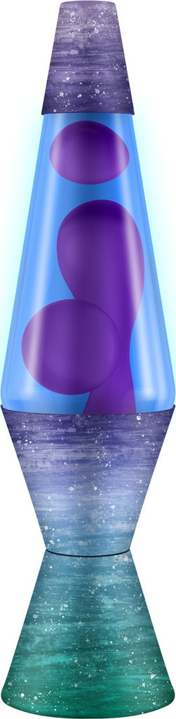 14.5 inch LAVA Lamp with ceramic dip finish in pink and blue colors