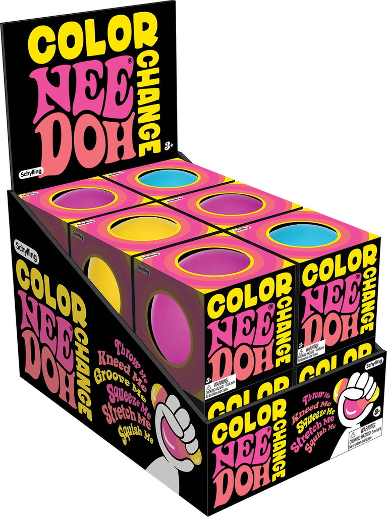 Color Changing Nee Doh assorted thermochromic stress balls that change color with touch