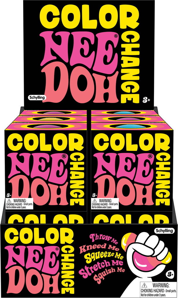 Color Changing Nee Doh assorted thermochromic stress balls that change color with touch