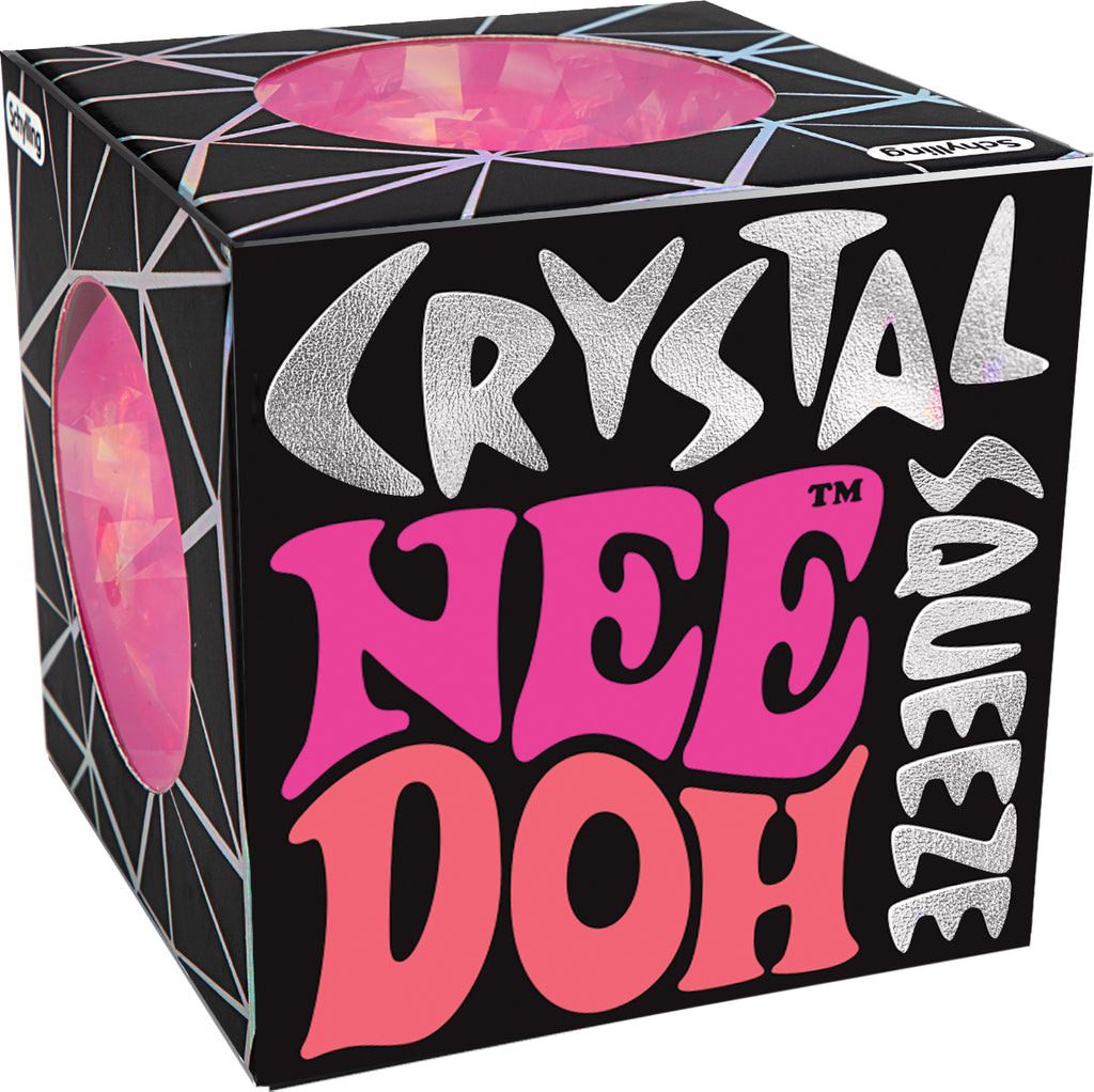 Crystal Nee Doh assorted translucent stress balls with crystal-clear appearance