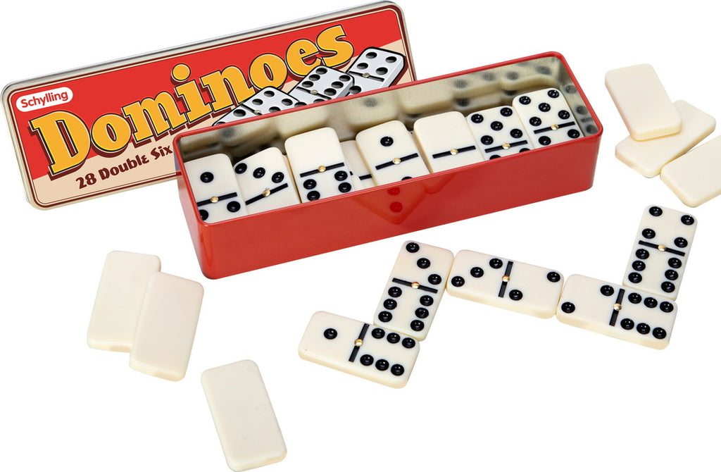 Double Six Dominoes classic game set with traditional domino tiles for competitive family game night entertainment