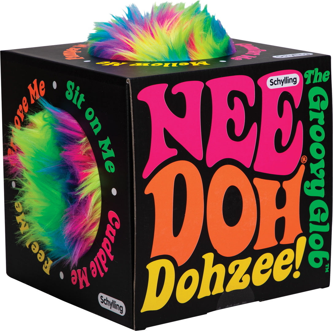 NeeDoh Dohzee Furry textured stress ball with soft furry surface for tactile play